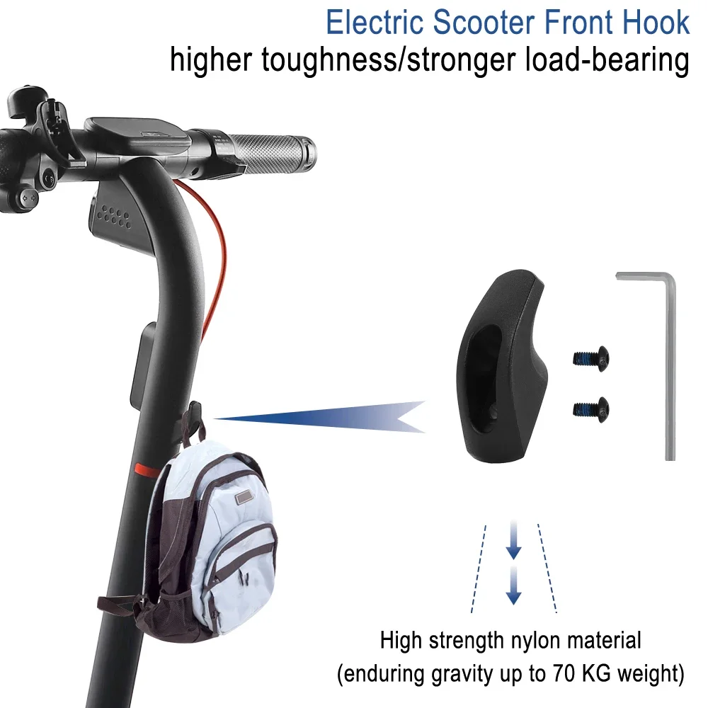 Front Storage Hook Hanging Buckle for Ninebot ES1 ES2 ES3 ES4 E2 Pro Electric Scooter Shopping Bag Cargo Carry Hanger Bracket