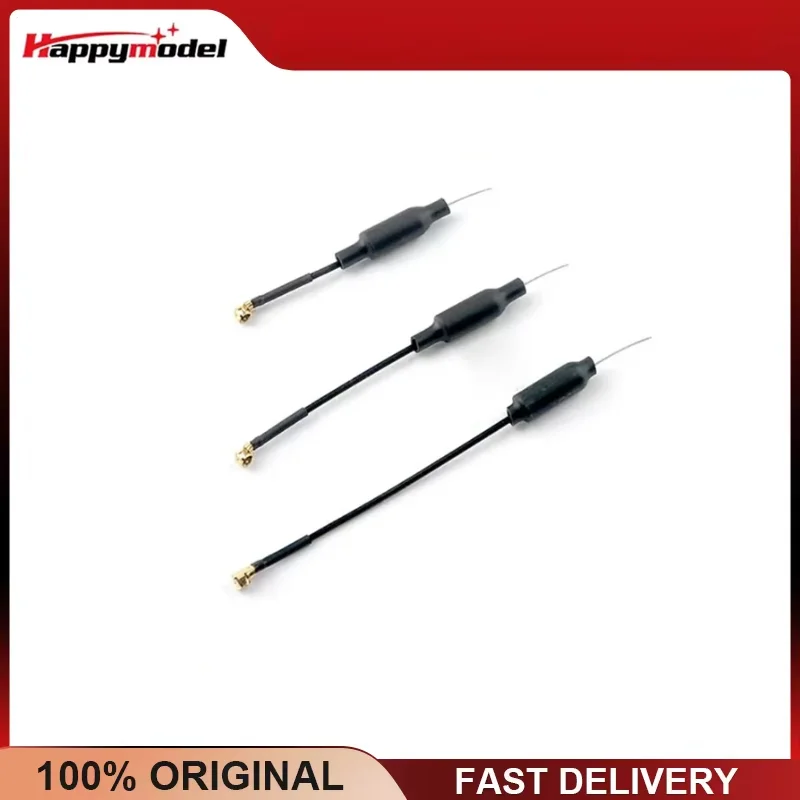 5PCS Happymodel Linear Dipole 5.8G 2dBi Nano Antenna UFL 47mm 60mm 75mm Mobula7 Mobula8 1S HD FPV Tinywhoop Drone