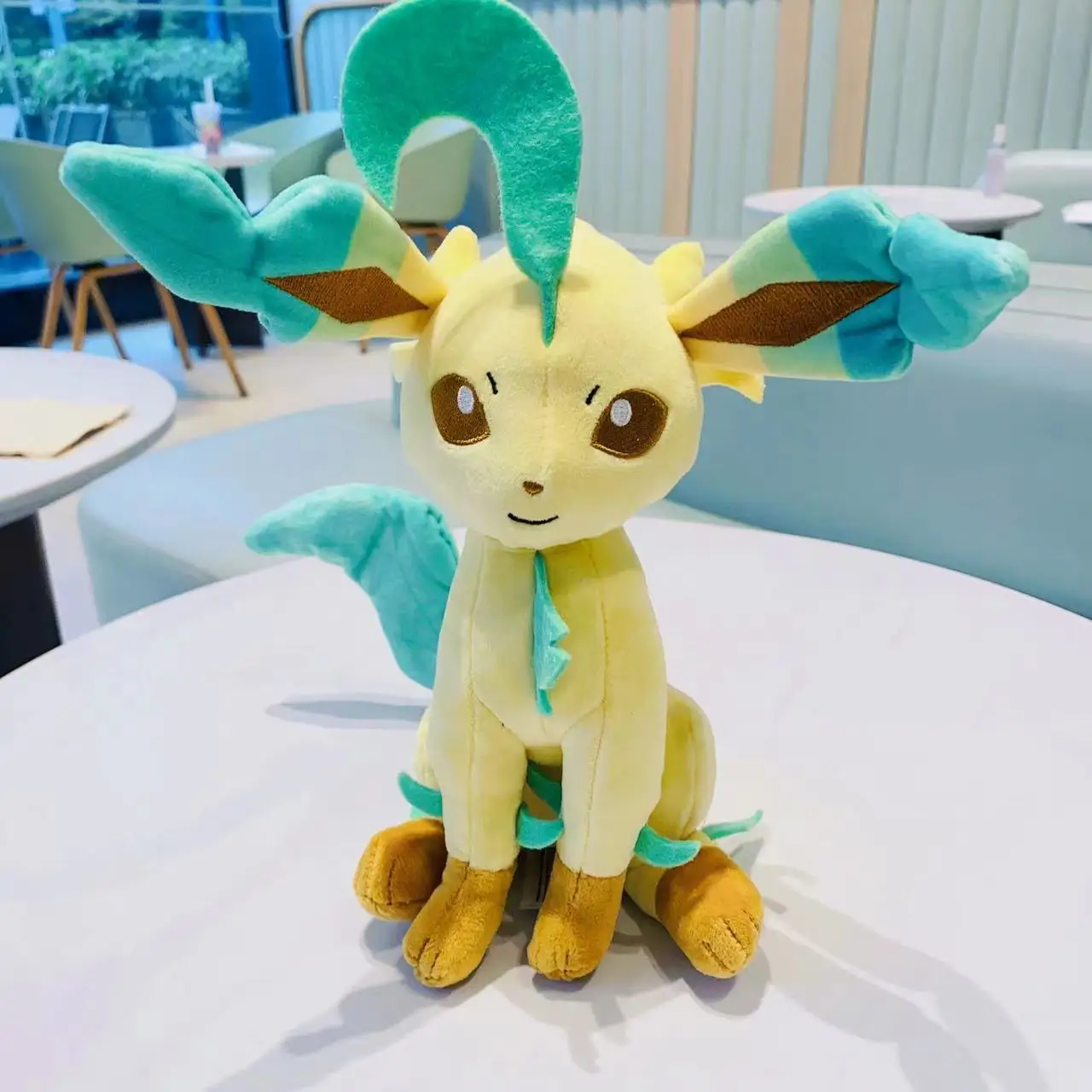 18-28cm Pokemon Plush Toy Leafeon Espeon Eevee Charmander Squirtle Torchic Piplup Anime Figure Peluche Toys