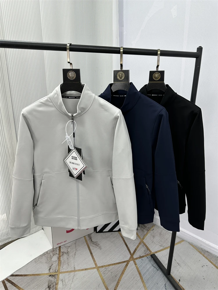 

Модная вязаная куртка с воротником-стойкой для мужчин, повседневная спортивная одежда, весна-осень, новинка, функциональная серия для активного отдыха, универсальная