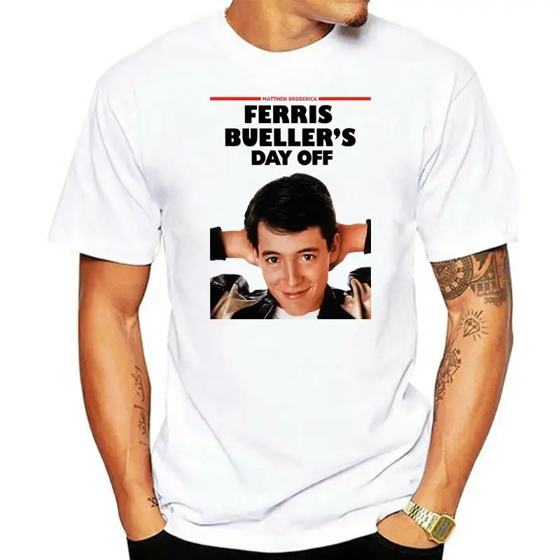 Ferris Buellers Day Off v.2 T-shirt white poster all sizes S...5XL