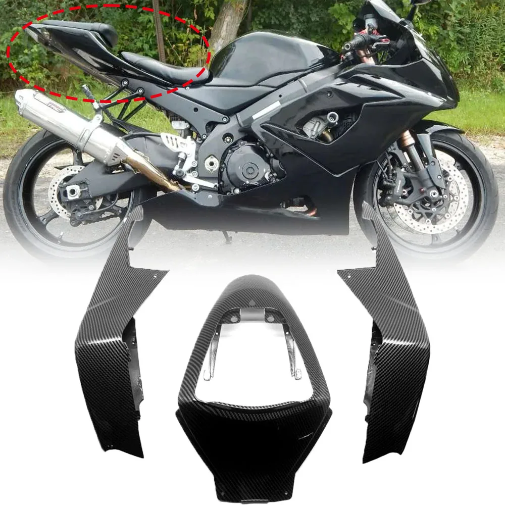 For SUZUKI GSX-R 1000 GSXR1000 2005 2006 Motorcycle Carbon Fiber Rear Seat Fairing Guard Rear Tail Side Cover Seat Fairing