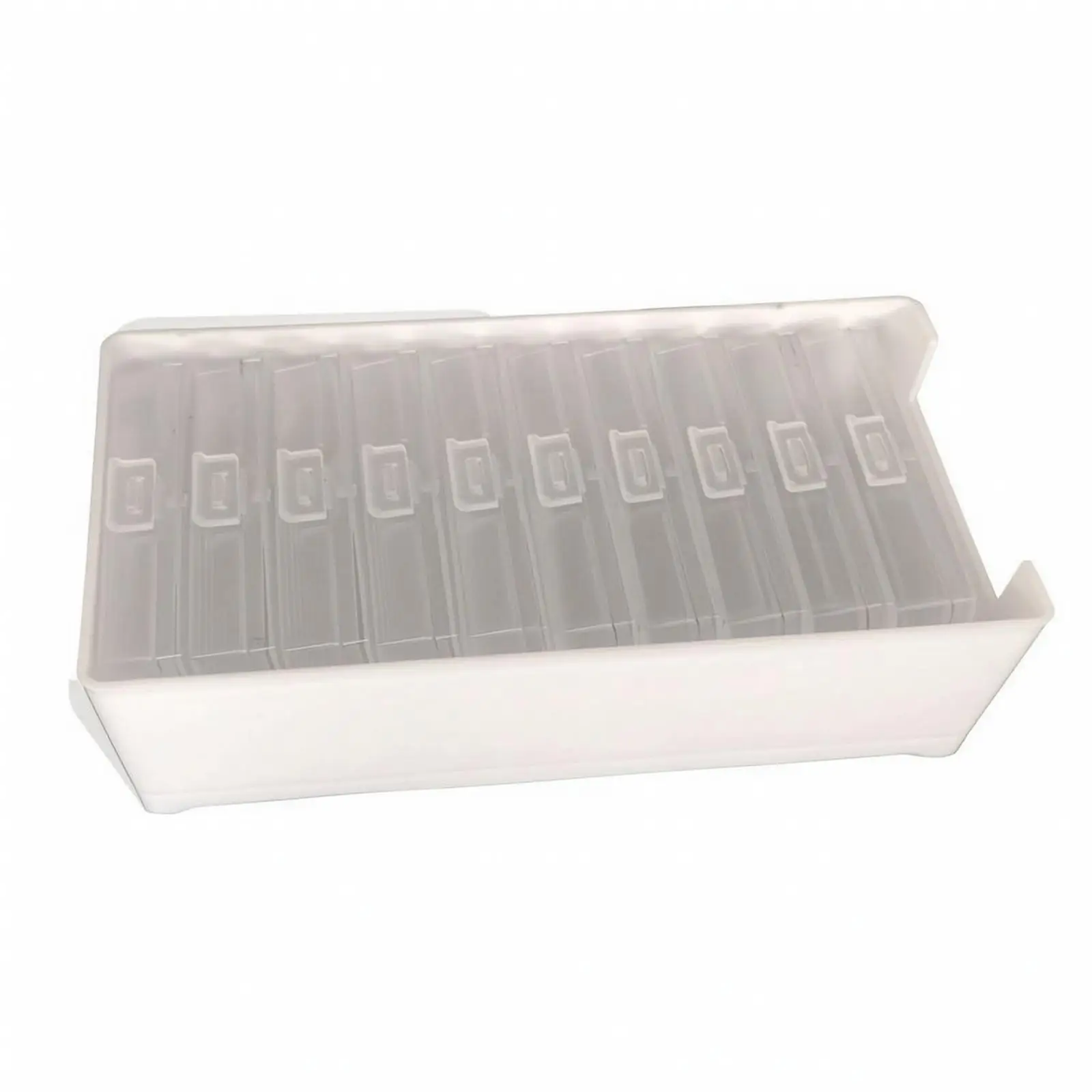 Divided Bead Tray Storage Container for Beading Supplies with Secure Lid for Desk Drawer Organization