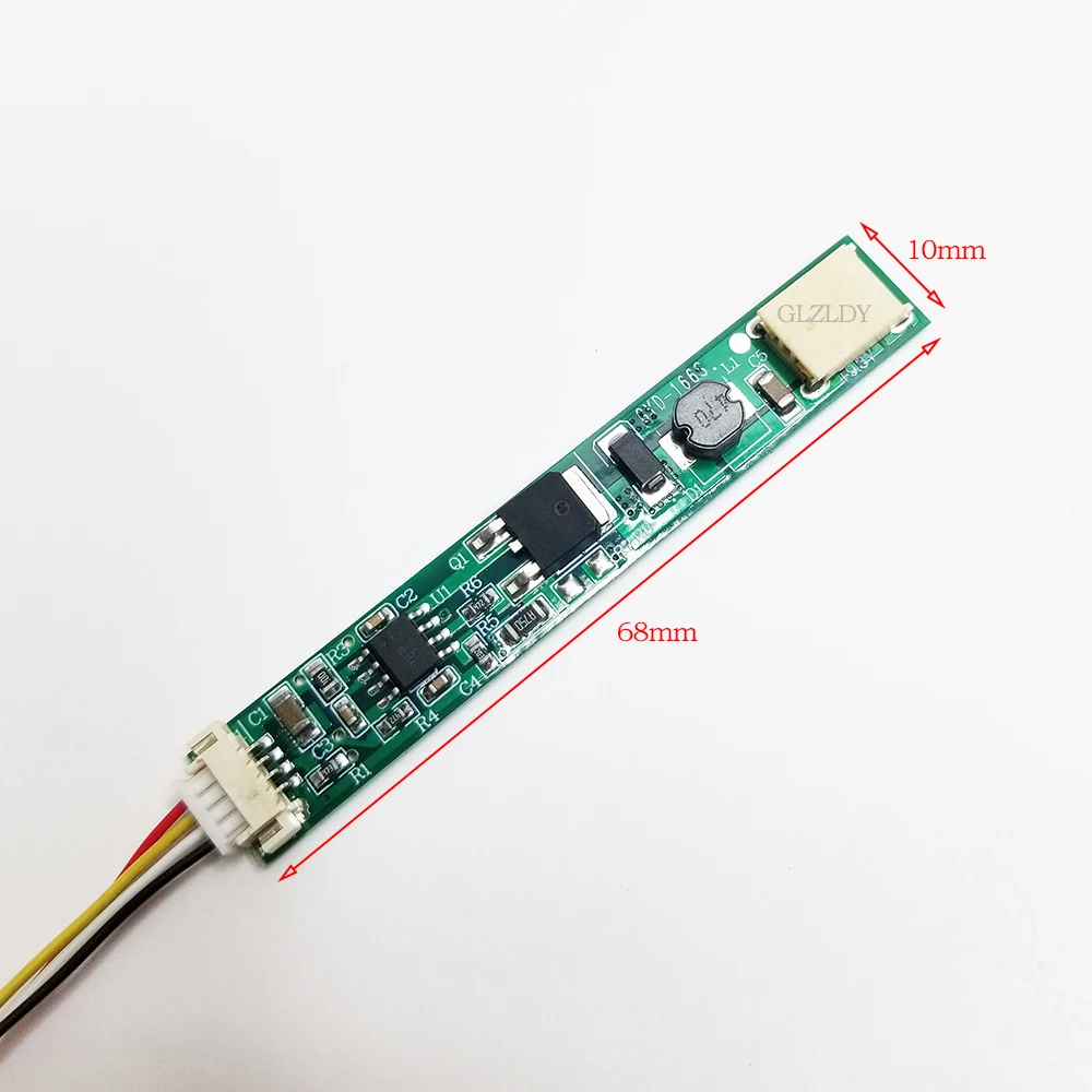 ノートブック用ユニバーサルLEDストリップライト,LEDモニター,インバーター,10〜24インチ,調整可能,ノートブック用,出力7.5〜9.6V