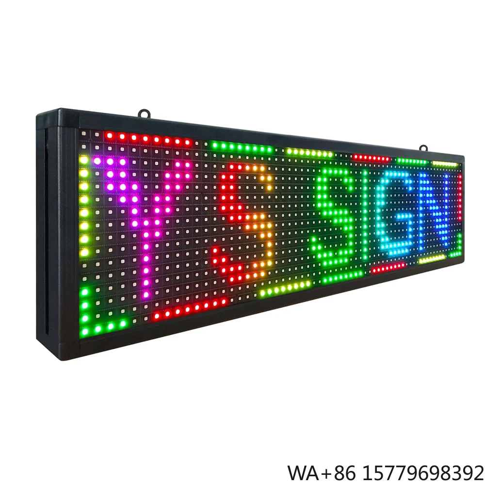 

P10 WiFi Programmable Scrolling LED Sign Message Board Full Color Text Image Animation Display Electronic Rolling Indoor