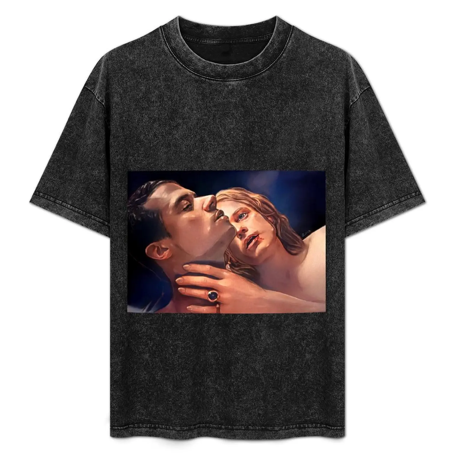 

Interview with a Vampire Lestat and Louis T-Shirt Casual Loose Daily Wear T-Shirt