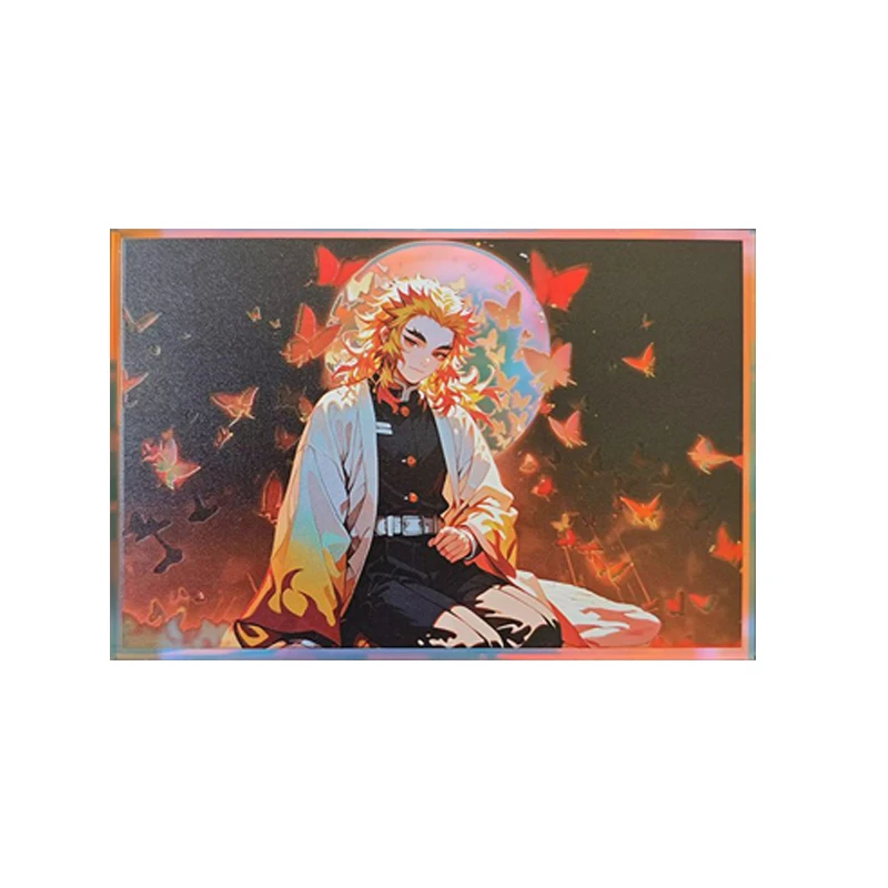 Anime Demon Slayer Tomioka Giyuu Kochou Shinobu  Agatsuma Zenitsu Collectible Cards Christmas Birthday Gifts Children's Toys