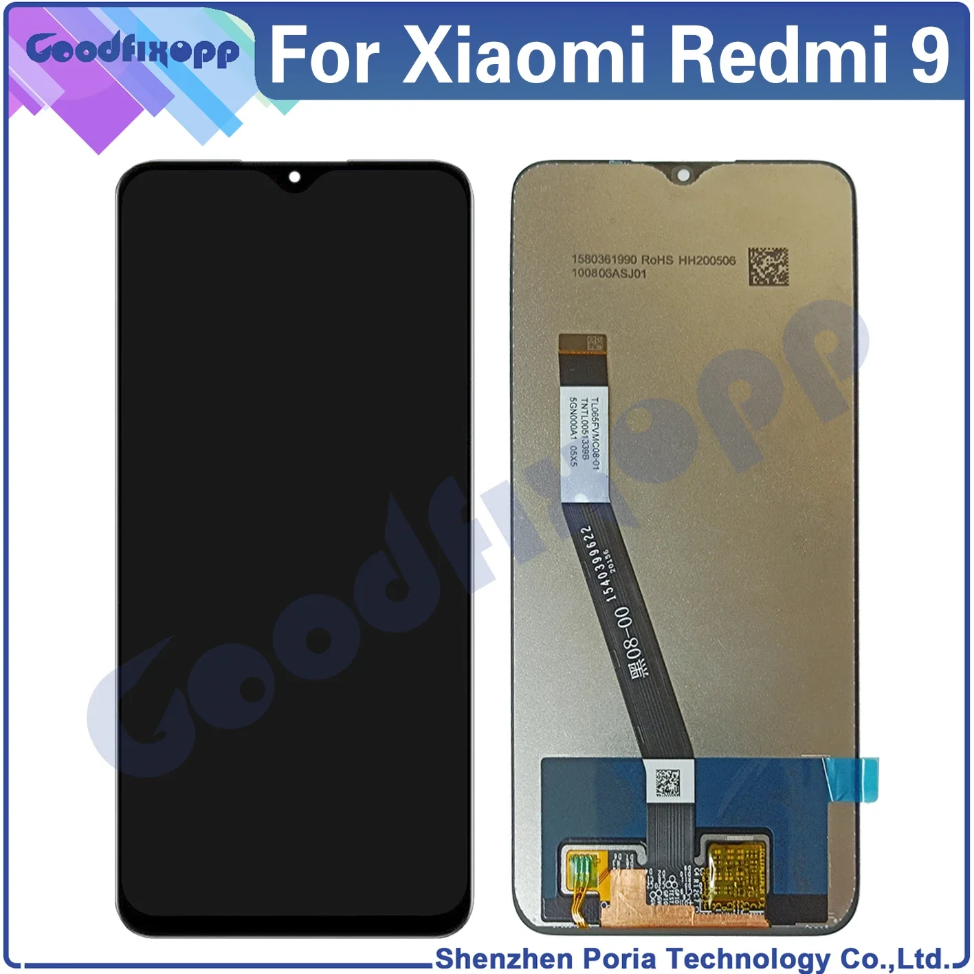 

For Xiaomi Redmi 9 M2004J19G M2004J19C Redmi9 LCD Display Touch Screen Digitizer Assembly Repair Parts Replacement