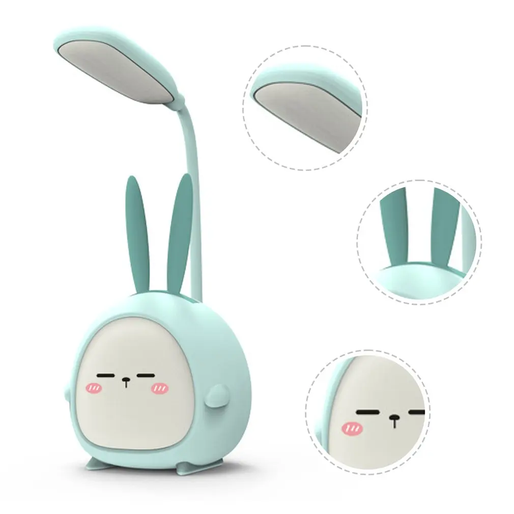 Foldable Cute Pet Animal USB Recharge LED Table Night Light Child Eye Protection Desk Lamp Reading Lamp Night Light