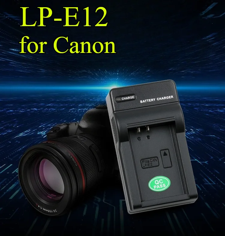 

Зарядное устройство с двумя USB-портами LP-E12 для док-станции для быстрой зарядки Canon M50/M10 со светодиодным индикатором, совместимое с беззеркальными камерами