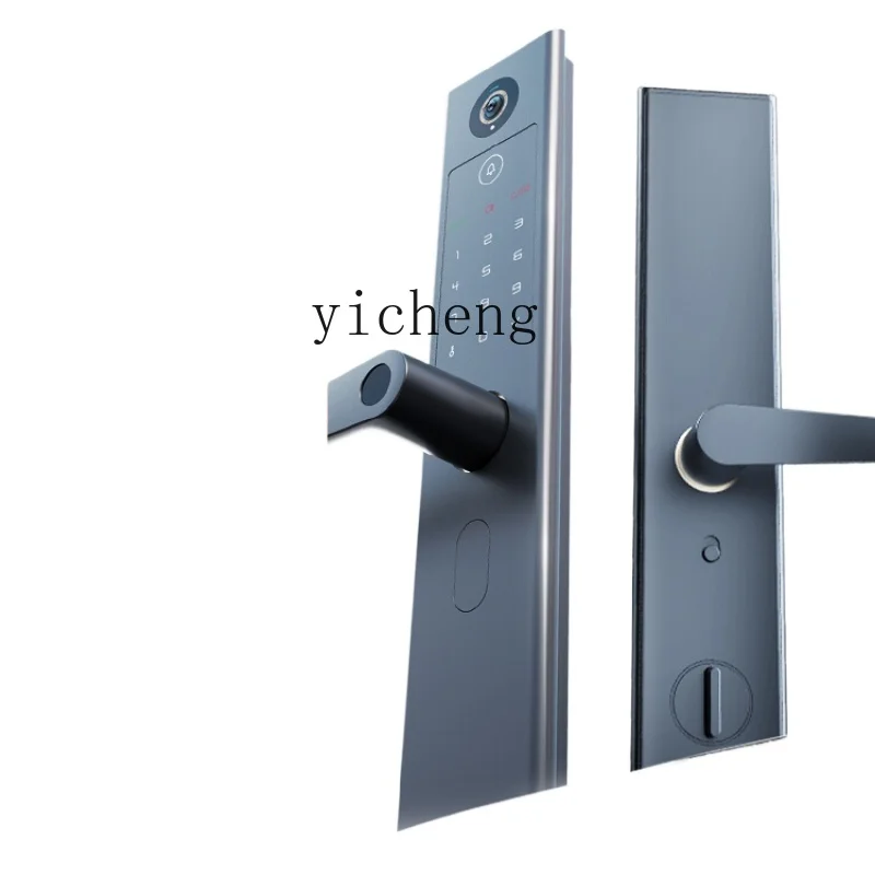 ZF Smart Door Lock Cat Eye Fingerprint Lock Household Anti-Theft Entry Door Electronic Password