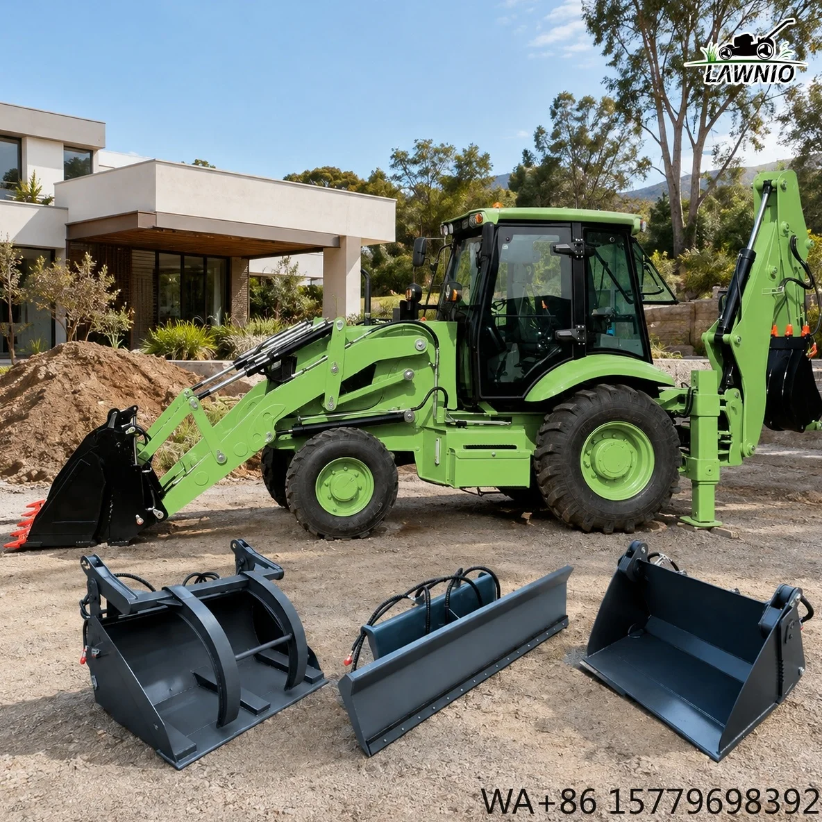 Bulk Purchase Support Backhoe Loader  Single Stage Final Reduction High  Capability Material Loading Wheel Loader