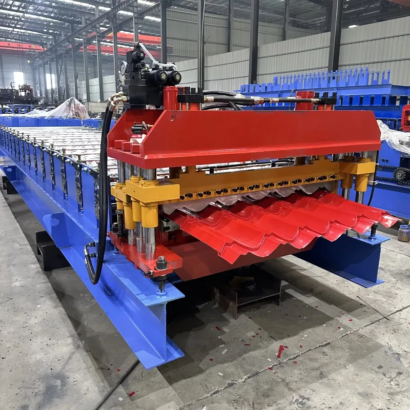

High Speed Automatic Roofing Sheet Making Machine Corrugated Tiles Making Machine Roof Sheet Roll Forming Machine Brazil