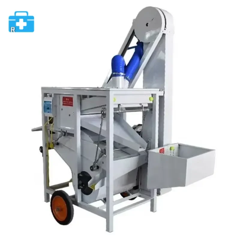 Small agricultural processing equipment, coffee and cocoa cleaning machine, vibrating grain washing machine, bean seed