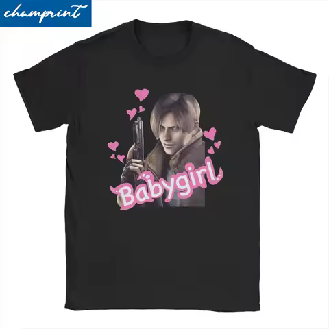 Leon Kennedy Babygirl for Men Women T Shirt Funny Tees Short Sleeve O Neck T-Shirts Pure Cotton Gift Idea Tops