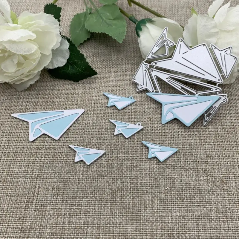 Paper airplane combination Metal Cutting Dies Stencils For DIY Scrapbooking Decorative Handcraft Die Cutting Template Mold