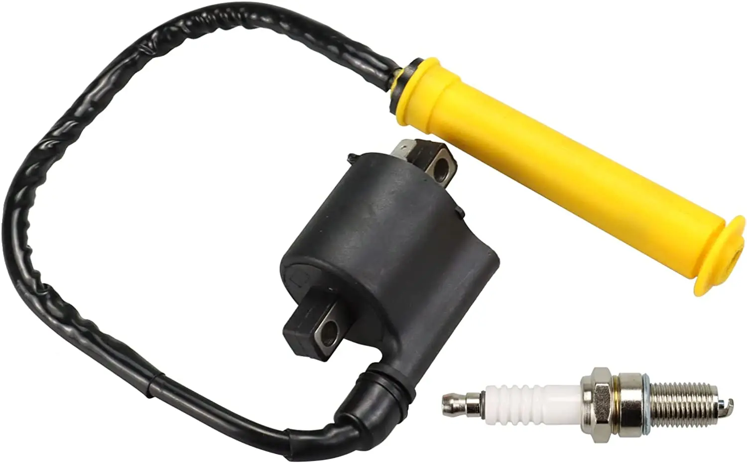 Ignition Coil Spark Plug and Cap for Honda 420 ATV Rancher 420 TRX420 PFA/FPM/FA/FPE/TE/TM/FE/FM 2007-2013 OEM 30510-HP5-601 307