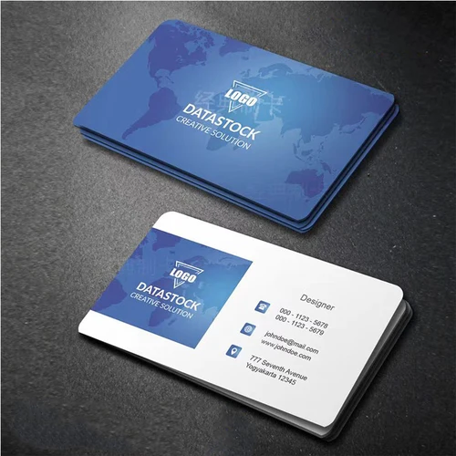 Imagen 2 del producto 50-500 Uds. Tarjeta de visita personalizada barata a todo Color tarjeta de visita con impresión de doble cara papel de 300GMG