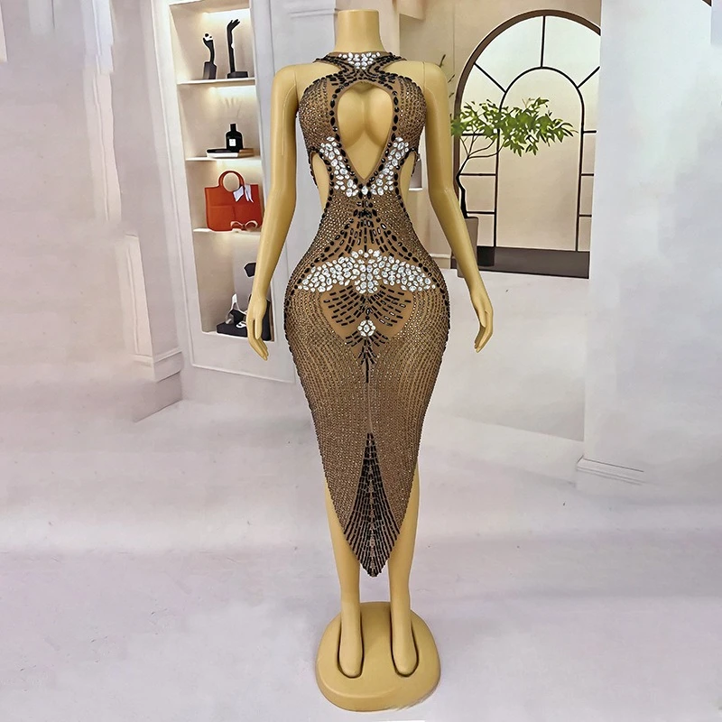 

Сексуальное полое дизайнерское платье с нерегулярной юбкой, экзотическая одежда, одежда для выступлений, платье для ежегодного собрания, платья для особых случаев на заказ