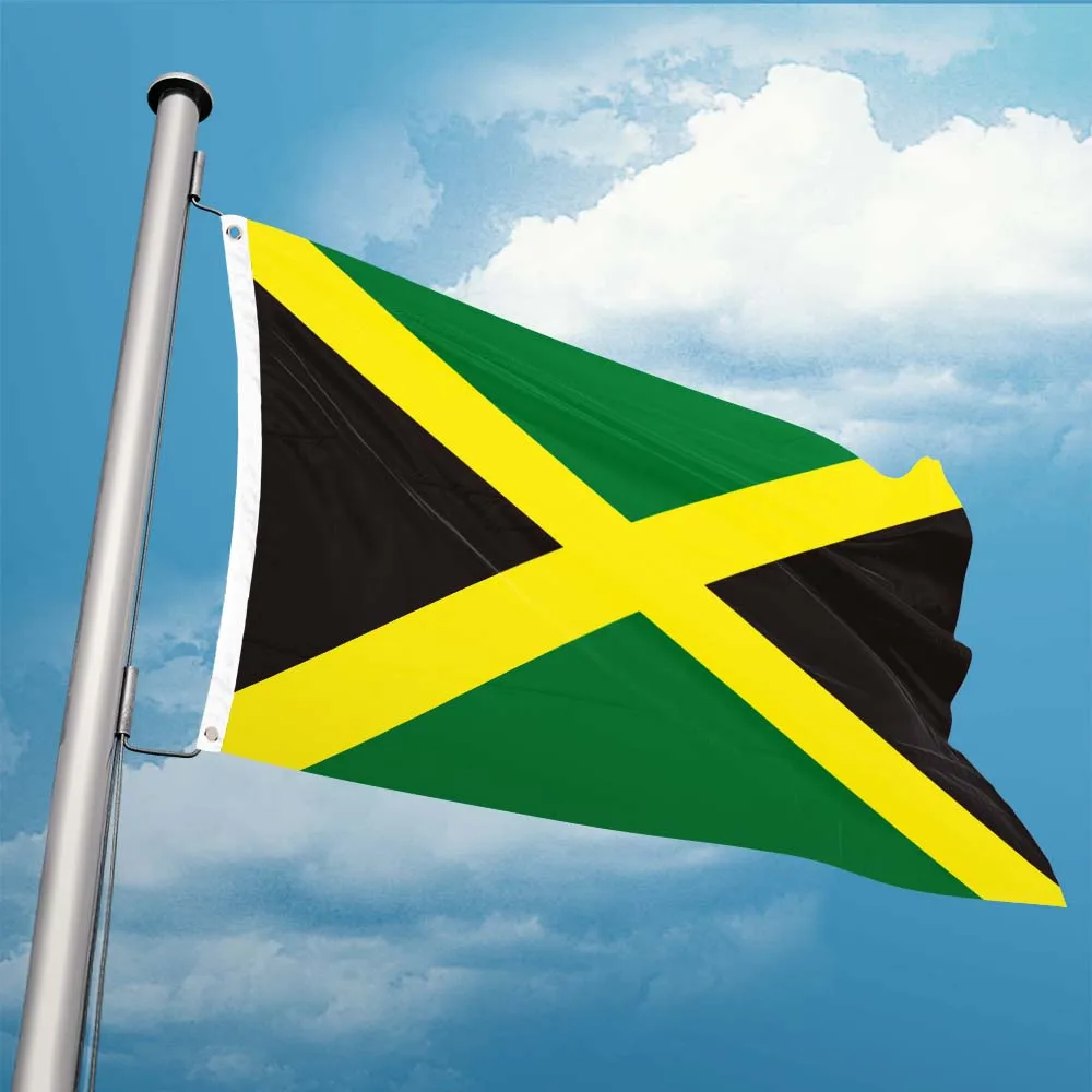Флаг Ямайки нации 3 х 5 футов полиэстеровый баннер Flying150*90 см на заказ по всему миру по всему миру двойное проникновение на открытом воздухе Флаг Ямайки нации 3 х 5 футов полиэстеровый баннер Flying150*90 см на заказ по всему миру по всему миру двойное проникновение на открытом воздухе