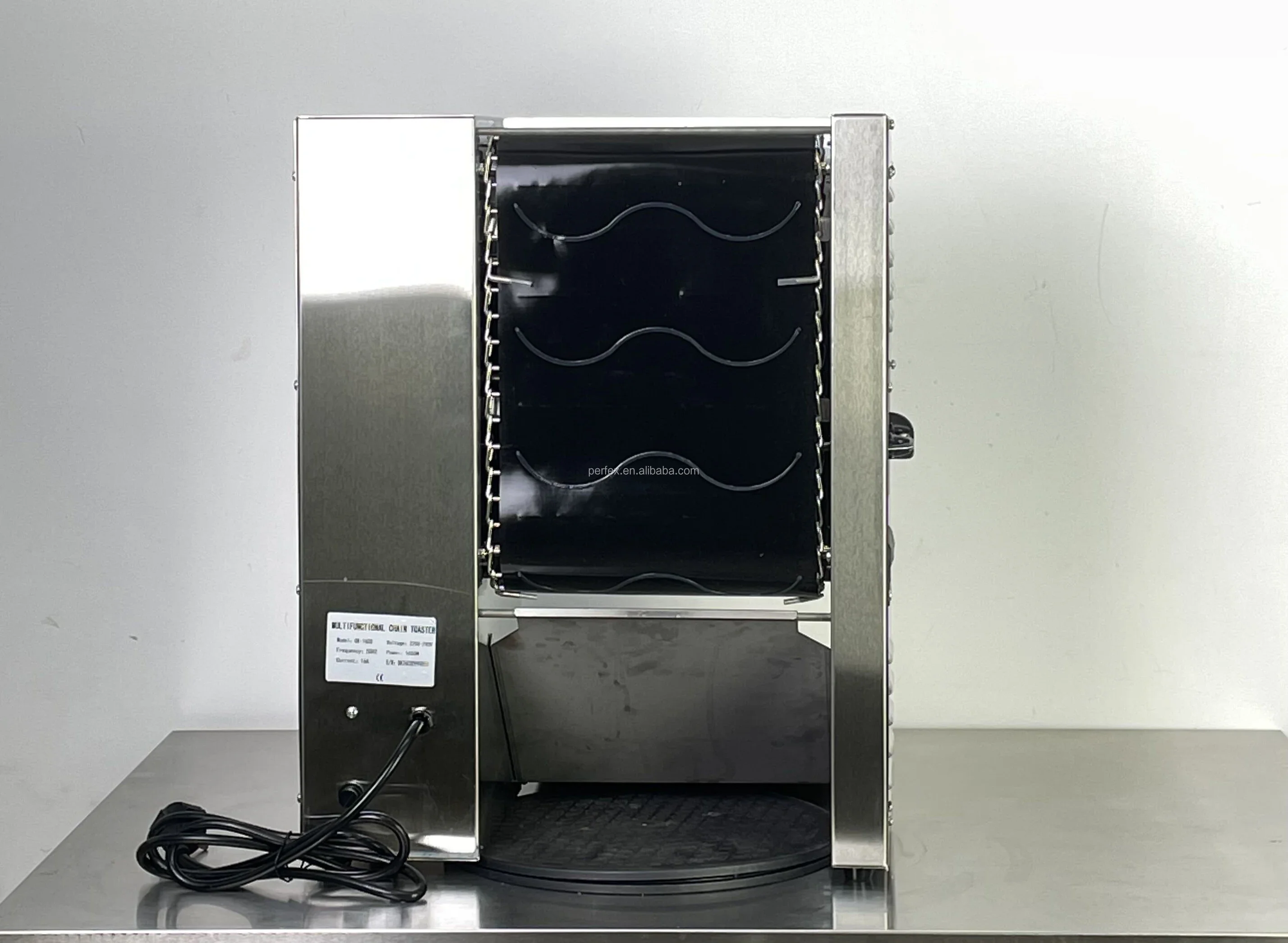 Commercial Electric Burger Machine with Conveyor Hamburger Bun Toaster