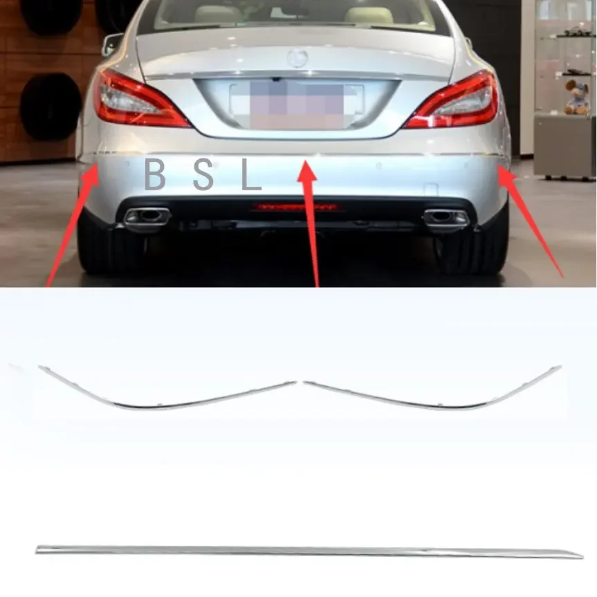 

A2188850921 A 2188851021 A2188850721 Rear Bumper Lower Chrome Chromium Trim Diffuser For Mercedes Benz CLS W218 X218 CLS250 CDI