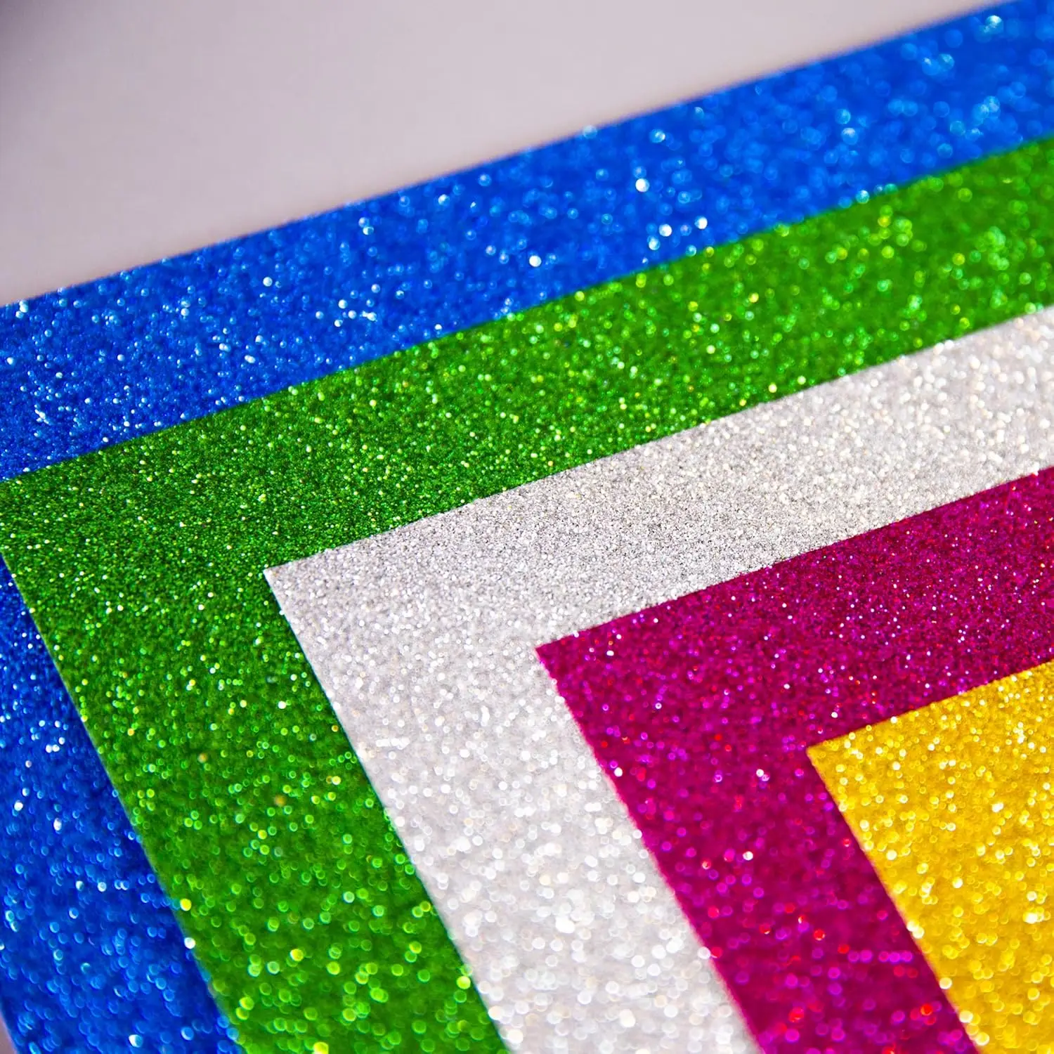 BAZIC Poster Board Glitter Color 11" X 14", Sparkling  Colored Poster Board Paper for Christmas Wedding Birthday  Projec