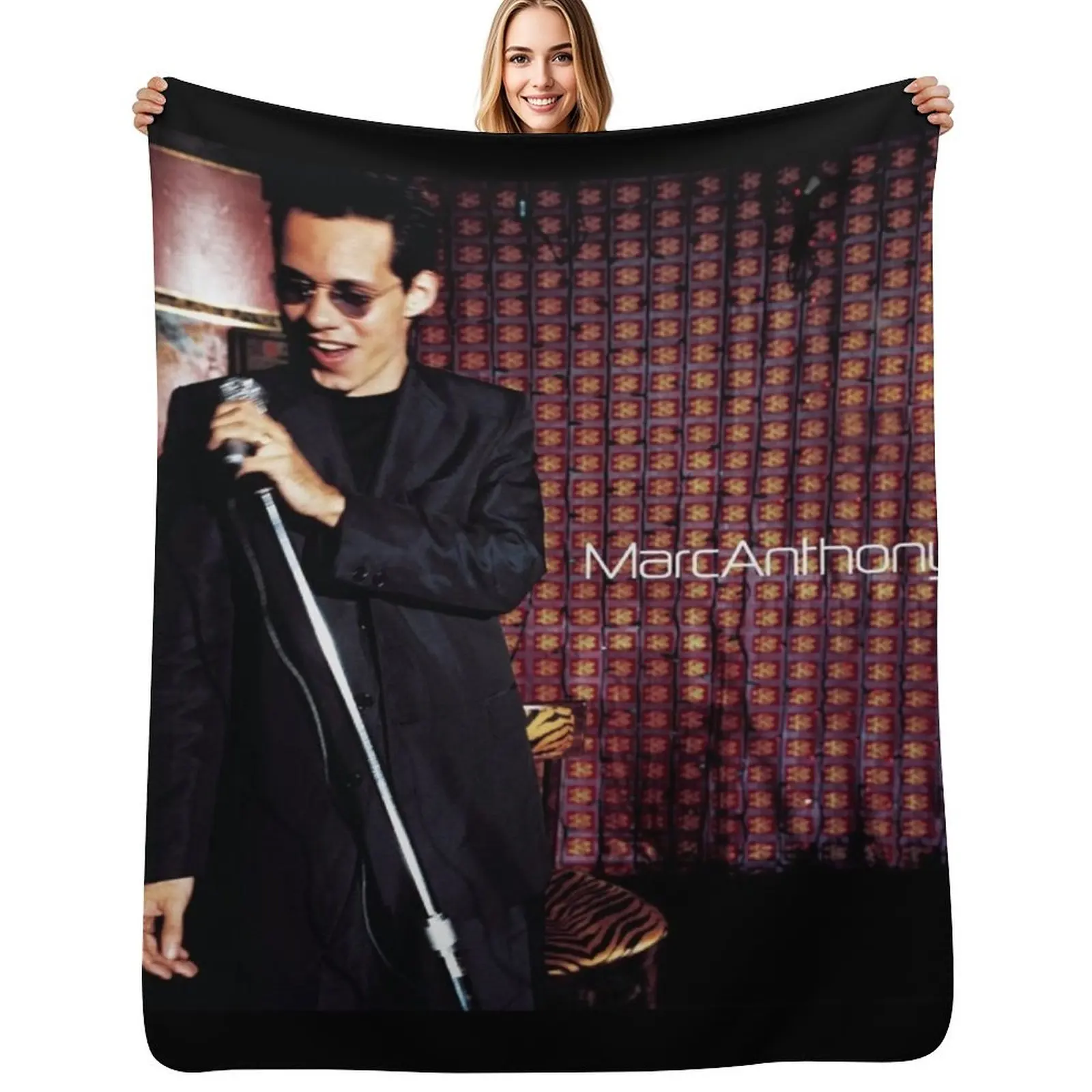 

Marc Anthony greatest hits Throw Blanket Soft Warm Blanket Gift for Grandparents