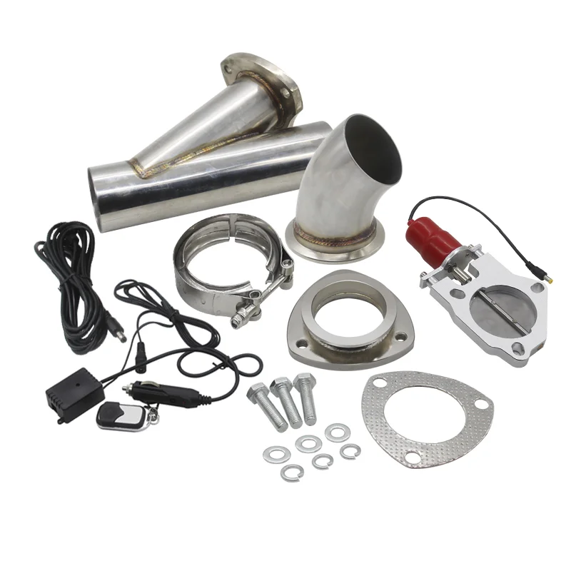 New 2-inch/2.25-inch/2.5-inch/3-inch electric stainless steel exhaust cutter with remote control, with cut pipe exhaust