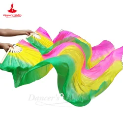 Belly Dance Accessories 100% Pure Natural Silk Fans Veils for Women Belly Dancing Performance Fan Belly Dance Performance Fans