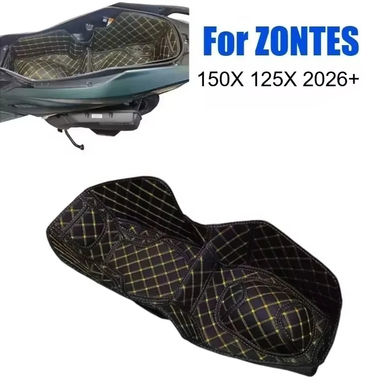For ZONTES 150X 150 X 125X 2026 Motorcycle Cargo Liner Protector Seat Bucket Pad Storage Luggage Box Liner Pad Accessories