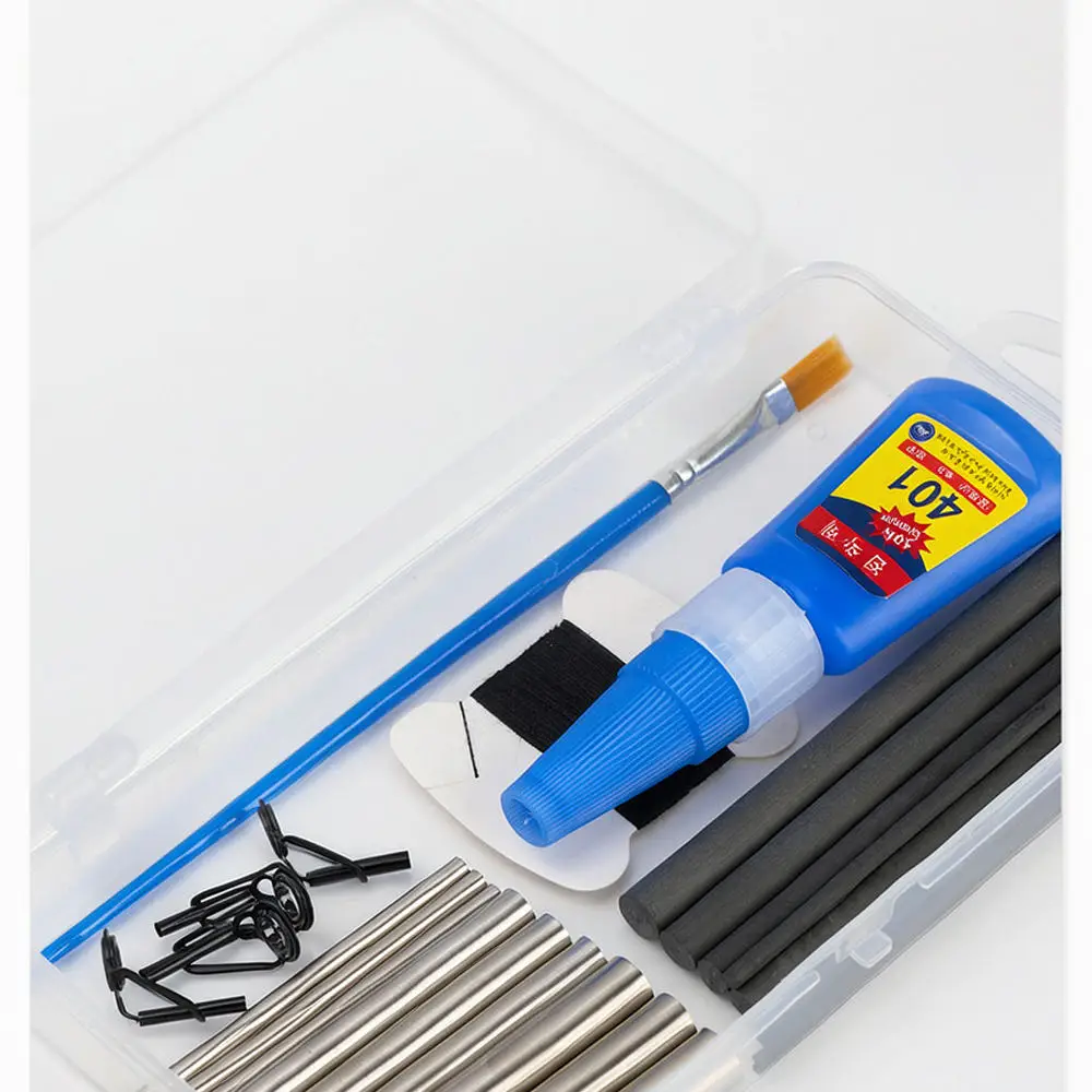 Angling Gear Repair Kit For For Lueesha Fishing Rod Guide Set Portable Tackle Maintenance Tools Essential Accessories Fixer