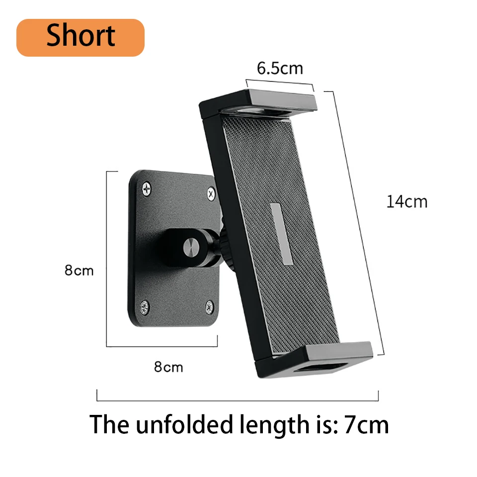 Verstelbare tablet wandmontage telefoonstandaard lange arm 360 graden draaibaar cantilever bureau bedhouder voor 4,7-12,9 inch ondersteuning iPad