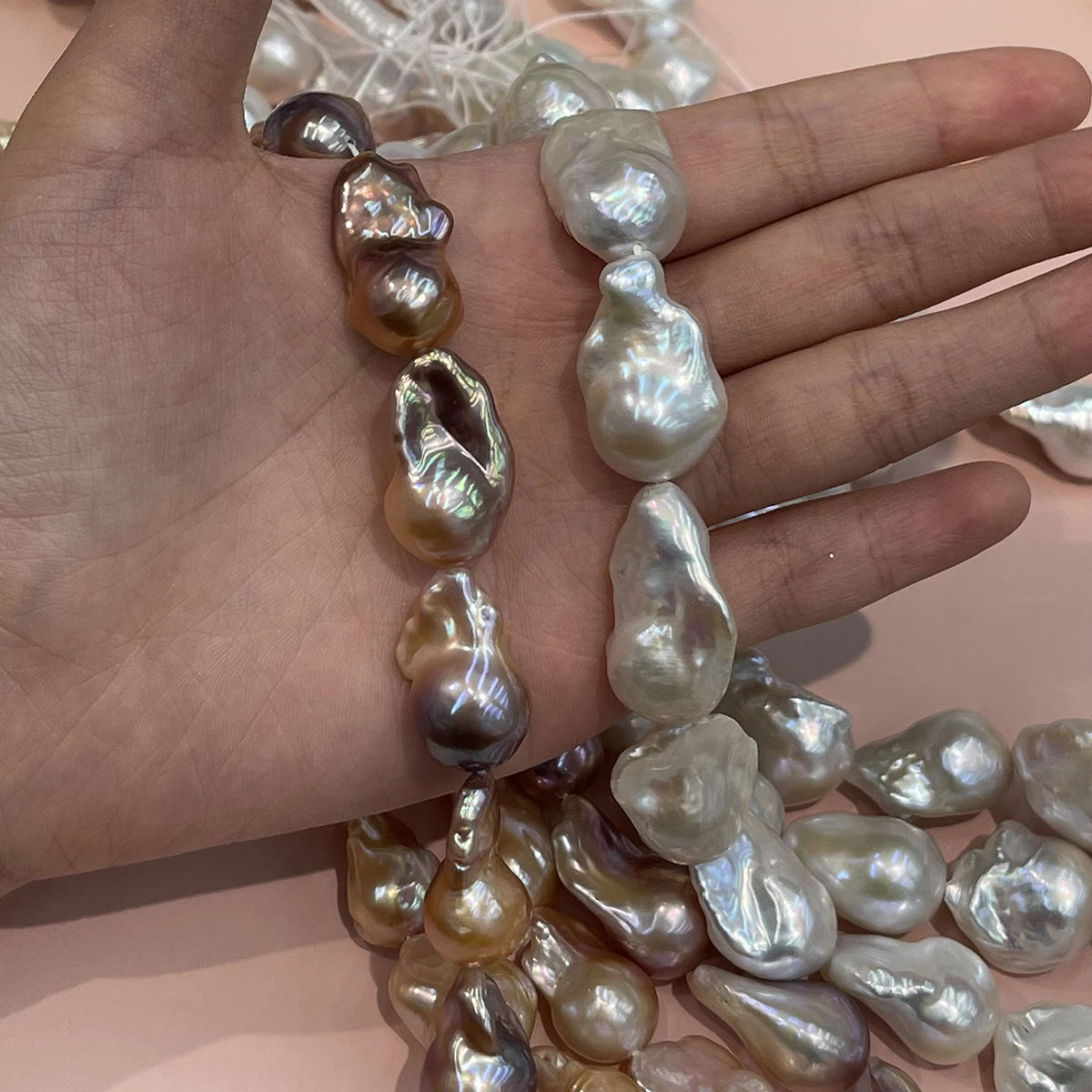 AAA Fishtail Pear Natural Freshwater Baroque Pearl For Jewelry Making DIY Necklace Bracelet Chains Earrings Accessory