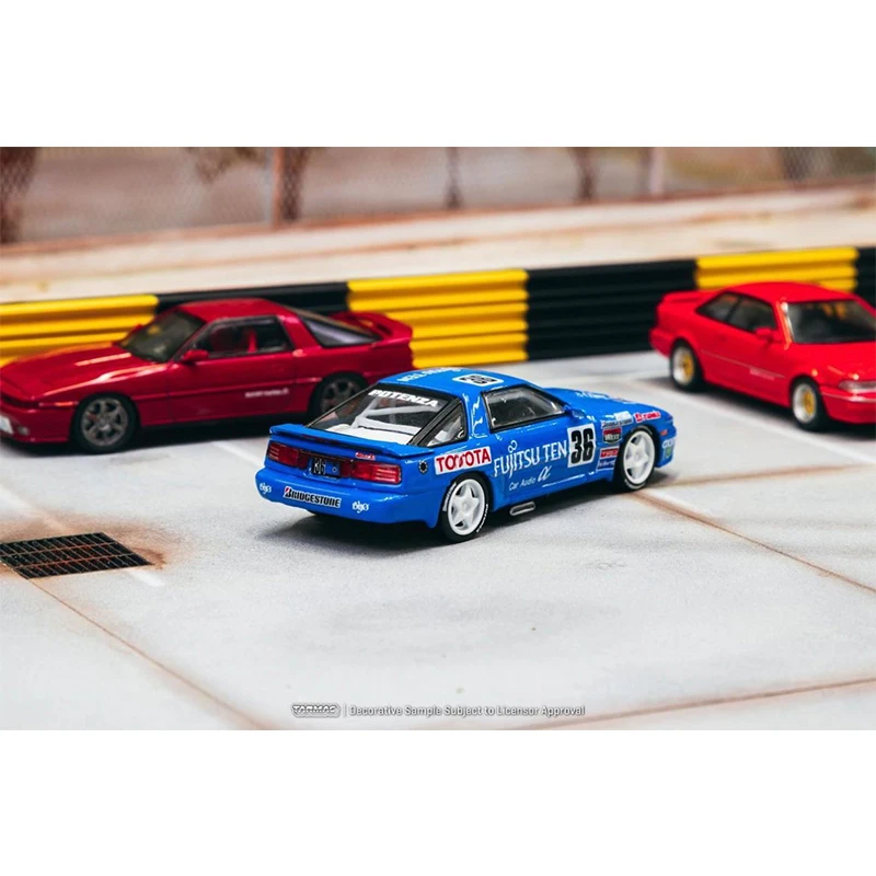 TW In Stock 1:64 Supra Turbo MA70 JTC 1990 Alloy Diorama Car Model Collection Miniature Carros Toys Tarmac Works