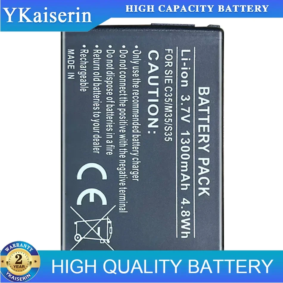 Battery  C35/M35/S35   1300mAh for Siemens 3506, 3508, 3518, 3568, 3608, C35,C35e,C35i,M35,P35,S35, S35i,S46,S47