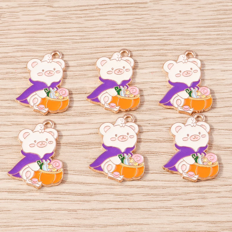 10 Stück 13 x 25 mm Punk-Emaille-Kreuz-Charms für Schmuckherstellung, Anhänger, Halsketten, Ohrringe, DIY, handgefertigte Schlüsselanhänger, Bastelzubehör – Detail 30