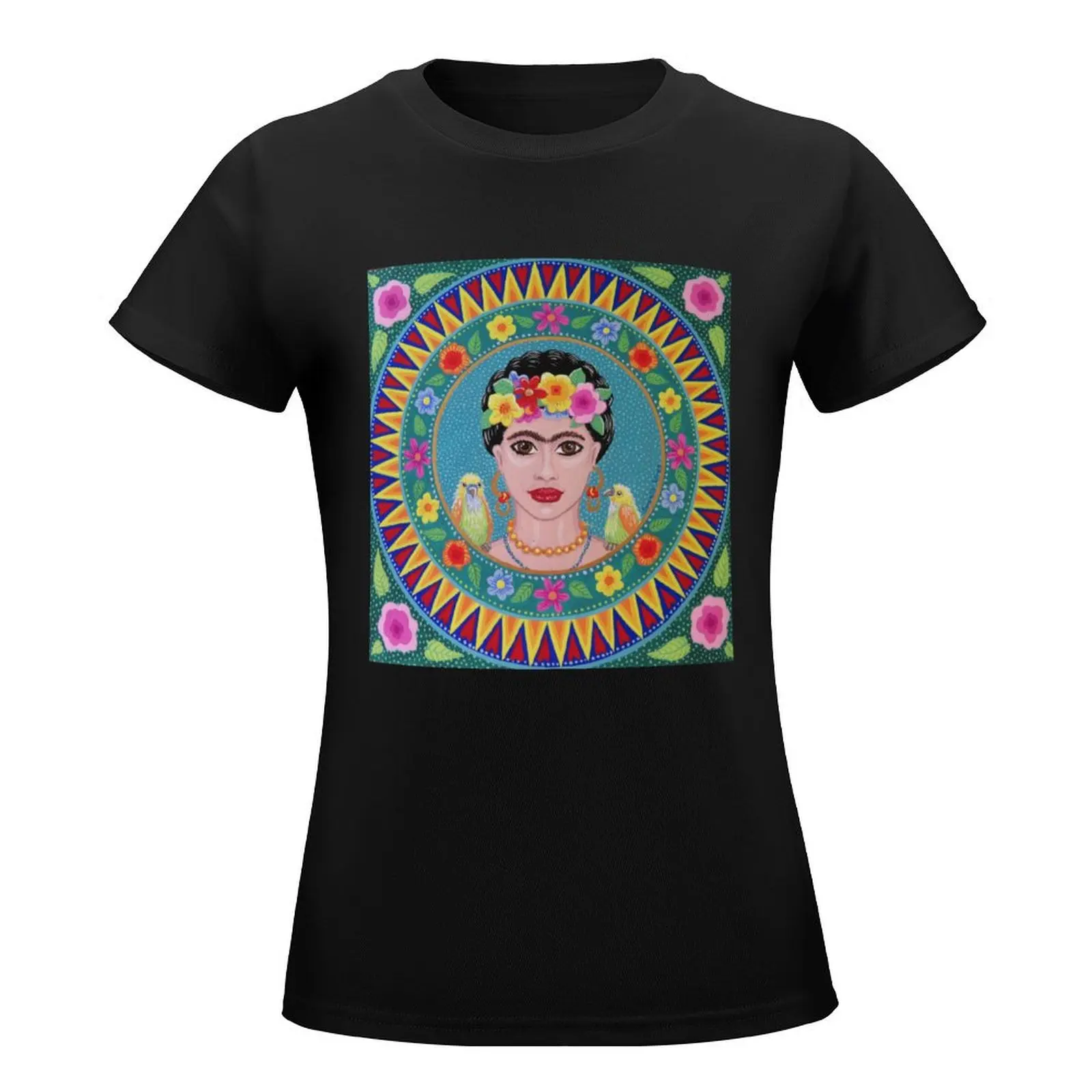 Mexican Beauty Mandala T-Shirt new edition heavyweights customizeds animal print shirt for girls tshirts for Women