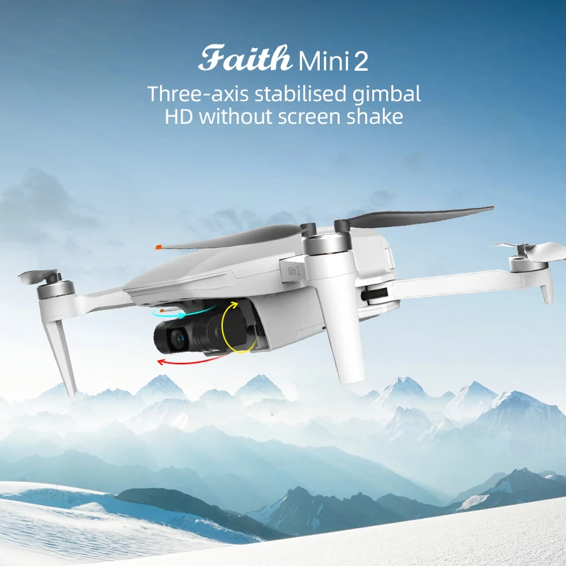 C-FLY Faith Mini 2 Drone 4K Professional z kamerą 4K HD GPS Drone 3-osiowy gimbal 249g Składany silnik bezszczotkowy RC Quadcopter