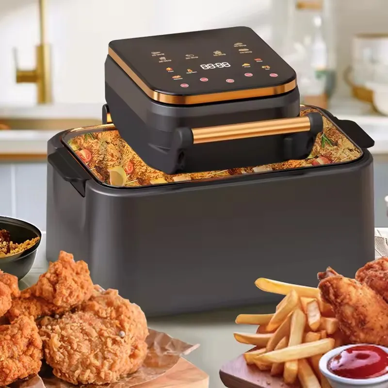 

French Fries Air Fryer Without Oil One Touch Digital Control Presets Chicken Kitchen Home Appliance Air Fryer