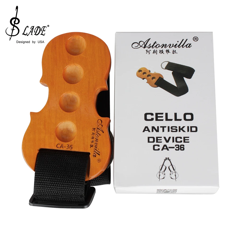 SLADE Cello Anti Slip Pad Strap Support Violin Holder Adjustable Length Nylon Rope Base Mat Stringed Instrument Accessories