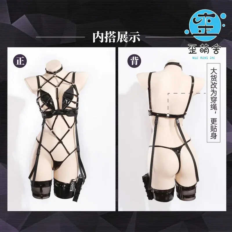 DY20NIKKE The Goddess of Victory Mihara Cosplay Costumes for Women Mihara Combat Costume Halloween Women Party Dress Outfit25