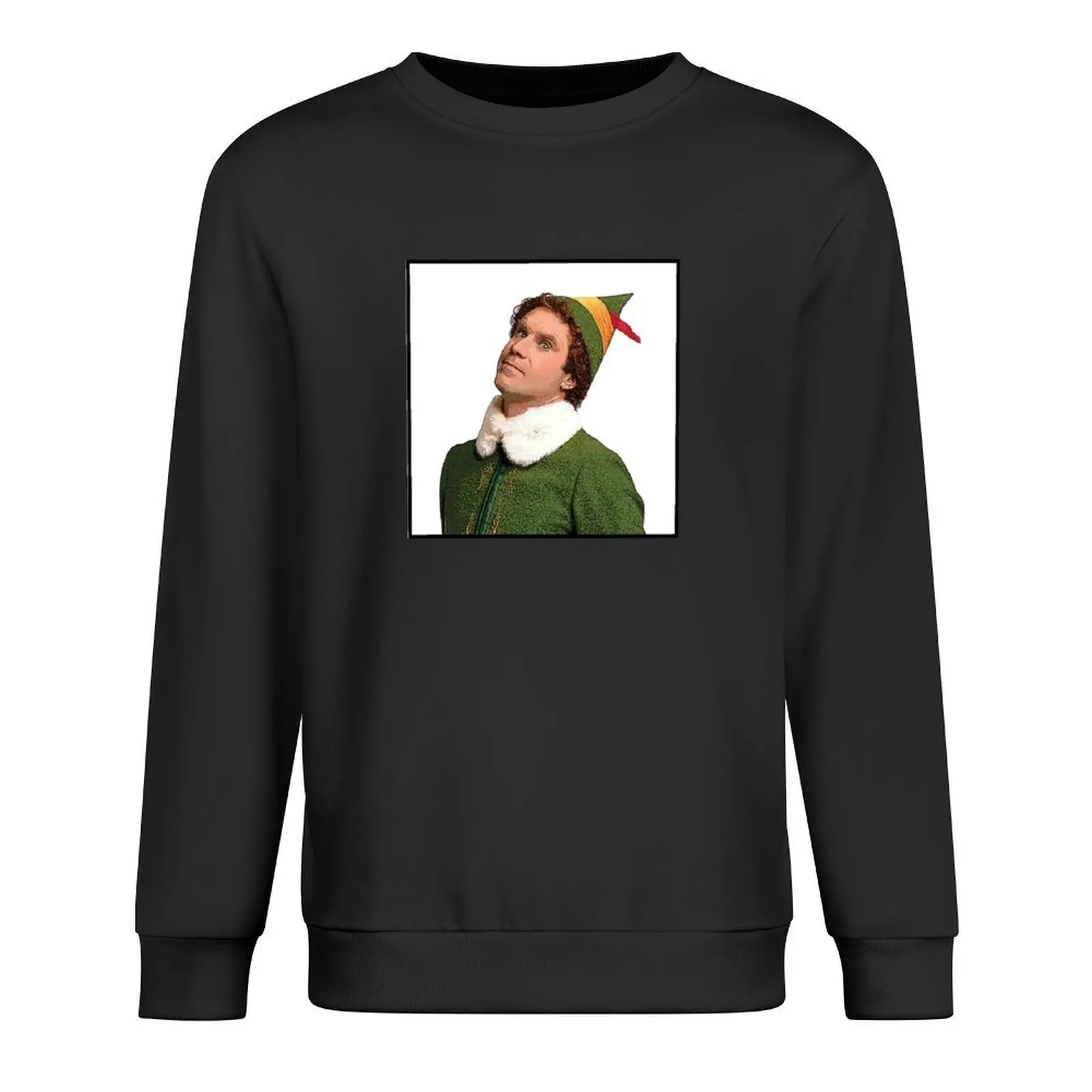 

BUDDY THE ELF Side Eye Funny Christmas Movie Will Ferrell Pullover autumn men clothes tracksuits sweatshirts men