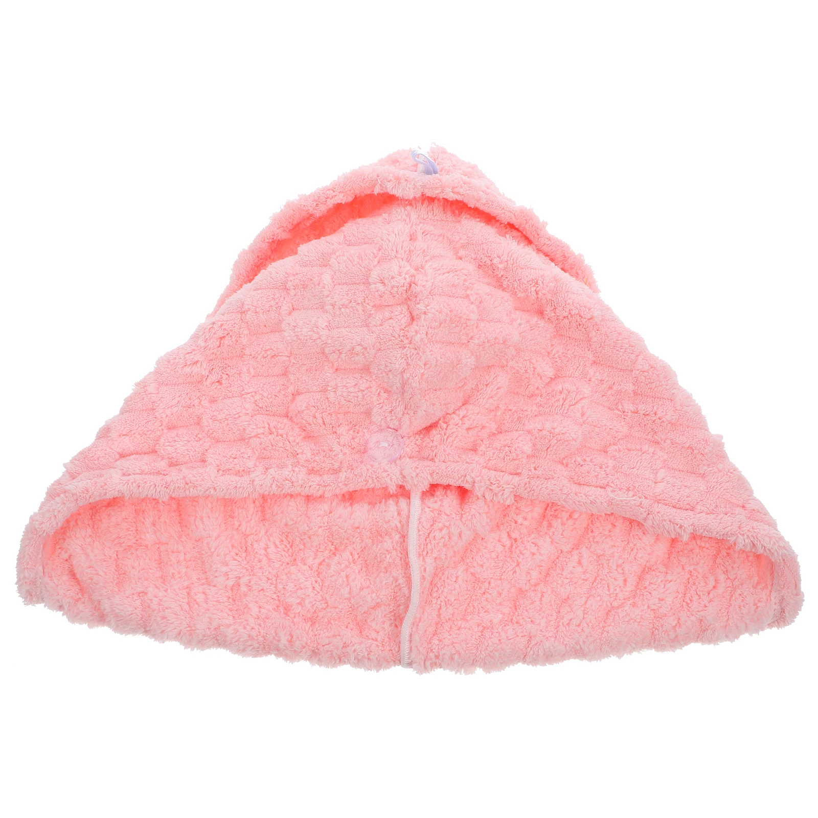 

Comfortable Quick Dry Hair Towel Wrap Thick Coral Fleece Hair Cap For Women Shower Routine