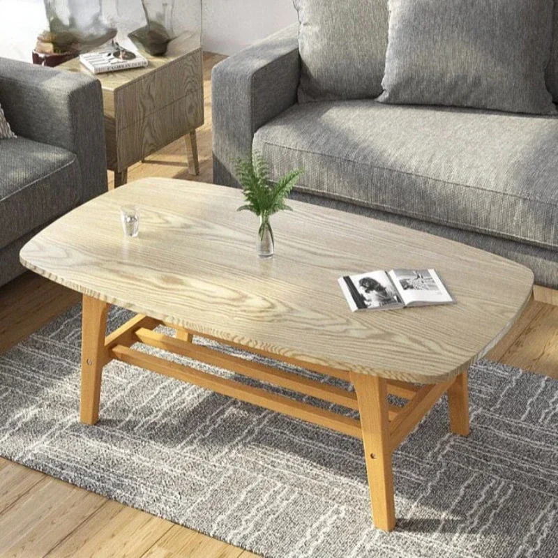 living room small apartment solid wood low table Nordic modern Chinese tea drinking small coffee table economical household