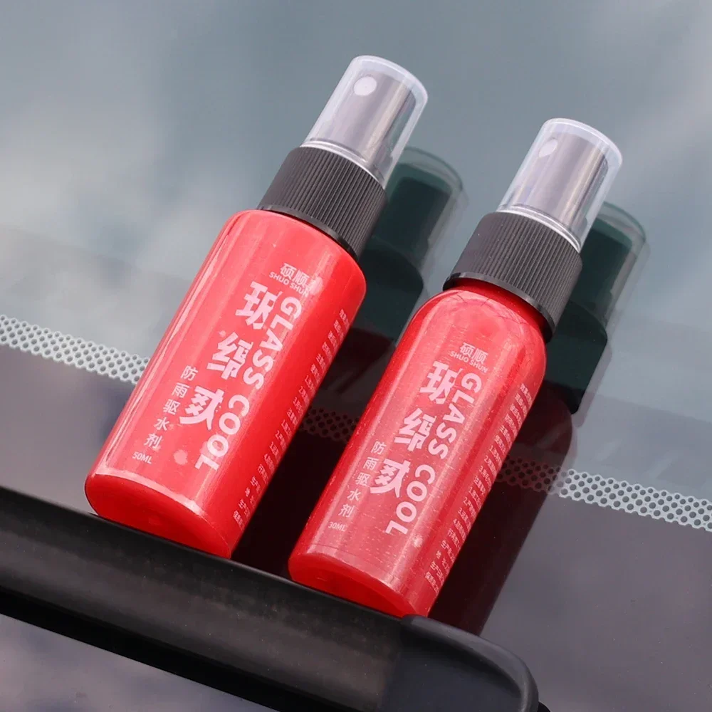Revestimiento hidrofóbico a prueba de lluvia, pulverizador impermeable para boquilla de vidrio de coche, removedor de película de aceite, juego de
