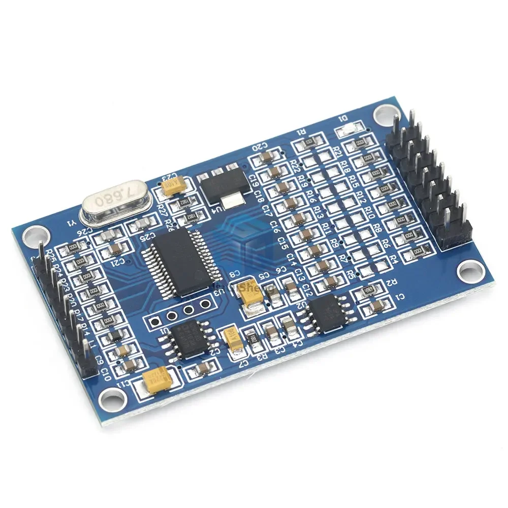 High Precision ADS1256 24 Bit 8 Channel ADC Data Acquisition Board Module AD Collecting Data Acquisition Card