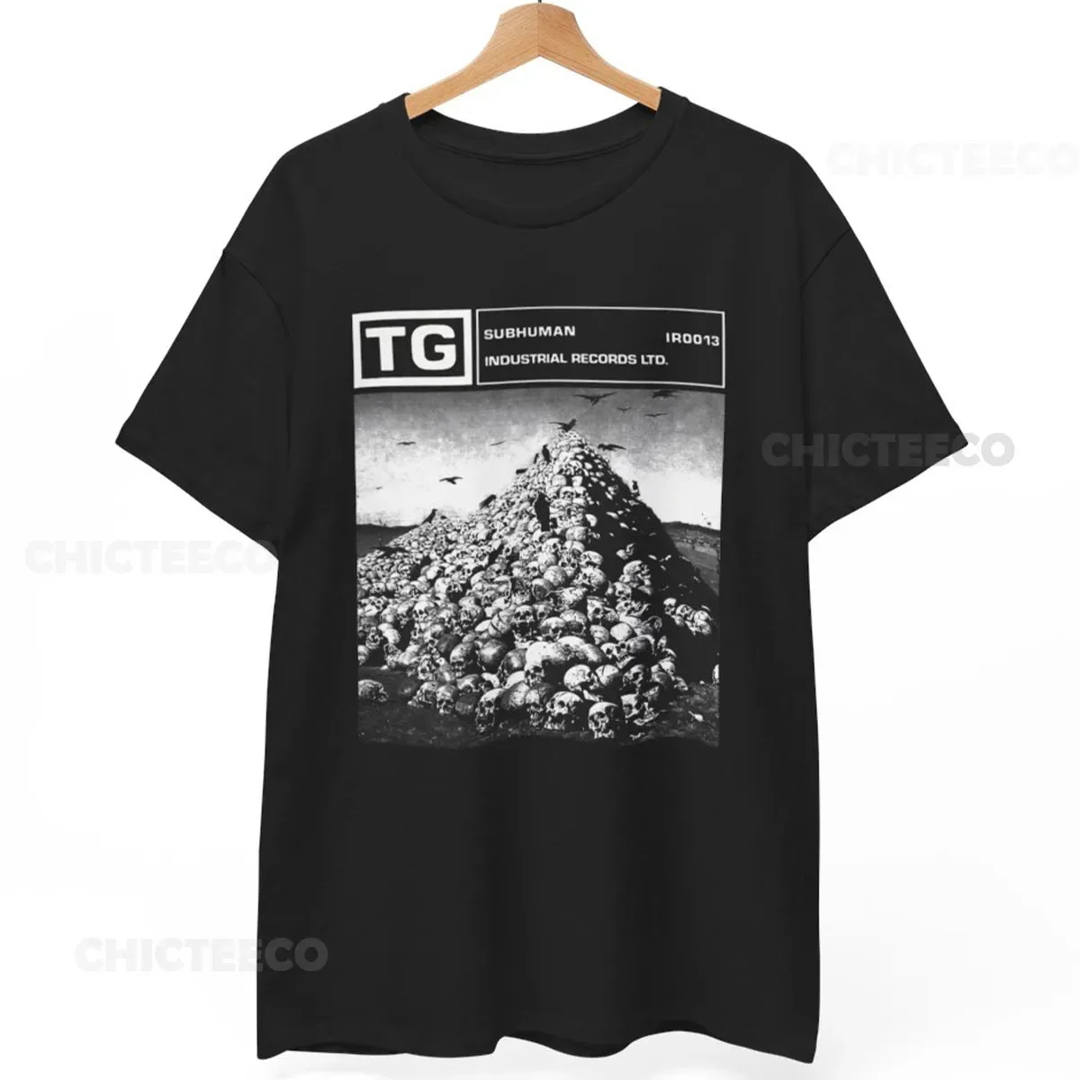 Throbbing Gristle Subhuman Industrial Music Post-Punk Unisex Tee