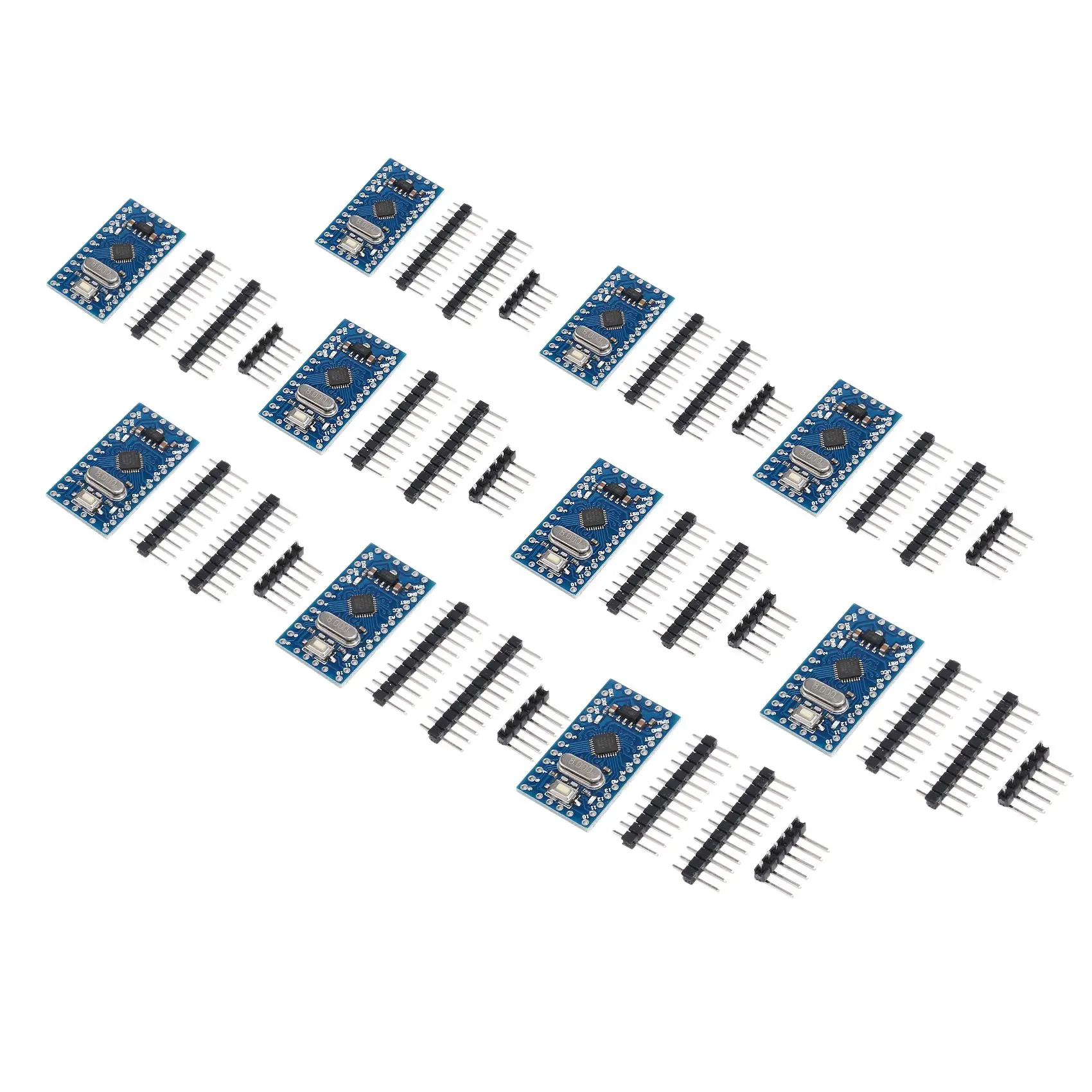 

10Pcs Pro Mini Improved 168 Chip 3.3V/8M Electronic Module for Arduino