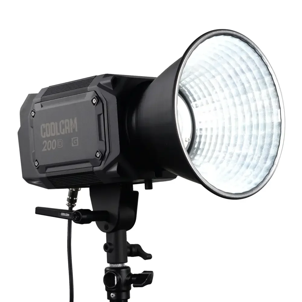 220W APP-Controlled COOLCAM 200D (G) LED Monolite or Photo and Video Shooting, for Live Streaming or Live Studio